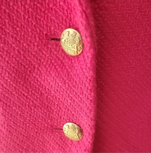 J. Crew Factory Schoolboy Tweed Blazer In Sweet Fuchsia - Picture 4 of 16